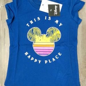 Girl's Disney Mickey Logo Tee